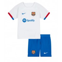 Camiseta Barcelona Segunda Equipación Replica 2023-24 para niños mangas cortas (+ Pantalones cortos)